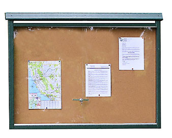 Double-Sided Large Recycled Plastic Sign Case