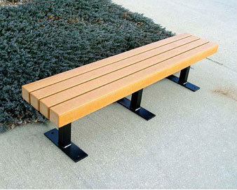 Trailside Recycled Plastic Bench