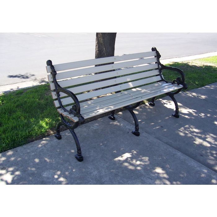 Aluminum Victorian Park Bench