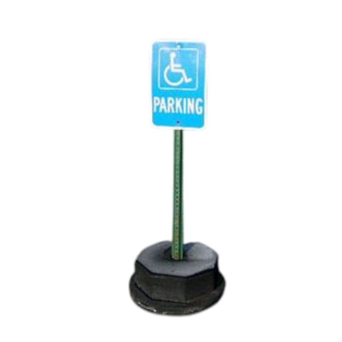 90lb Portable Sign Stand - Recycled Rubber Round/Octagonal Base