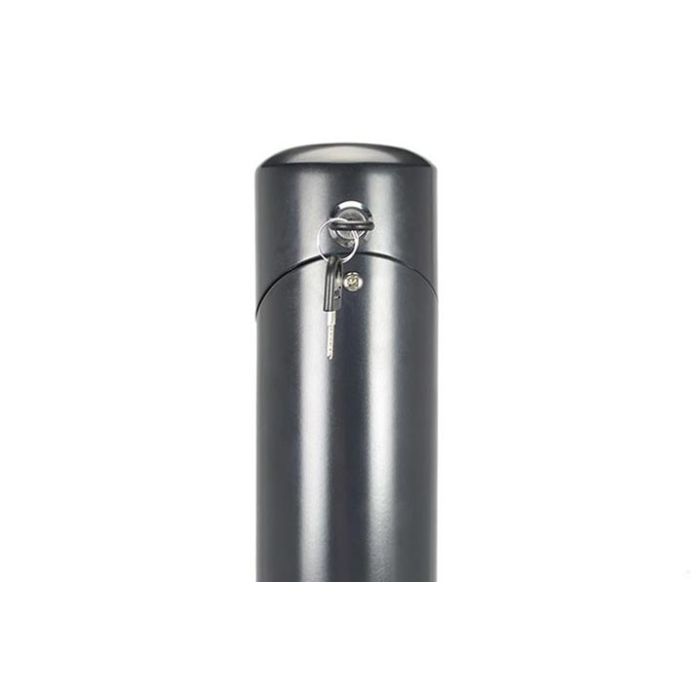 Executive Series Steel Post Cigarette Receptacle - Powder Coated