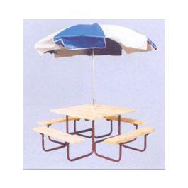 11-Gauge Painted Metal Frame (only) for Square Picnic Table