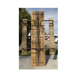 14-Gauge Painted Metal Frame for 10-Ft. ADA Wood Picnic Table