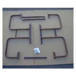 14-Gauge Painted Metal Frame for 8-Ft. ADA Wood Picnic Table
