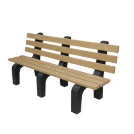 4-Ft. Recycled Plastic Traditional Bench