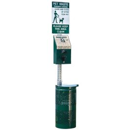 DOGIPOT Pet Station with Aluminum Receptacle