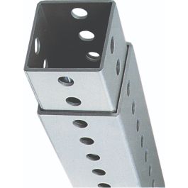 4'-8' Galvanized Telescopic Square Post with Hardware