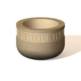 Round Concrete Planter