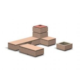 Modular Stackable Concrete Bench Seat