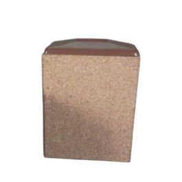Flat Top Fiberglass Receptacle Lid