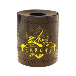 32-Gal. Perforated Multicolor Custom Logo Receptacle