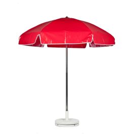 6.5' Diameter Steel Lifeguard Umbrella w 6-Panel Heavy Gauge Vinyl Cover