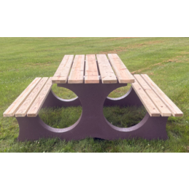 6' Picnic Table with Treated Lumber