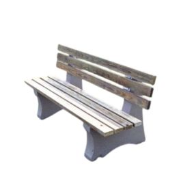 6-Ft. Concrete - Treated Lumber Bench