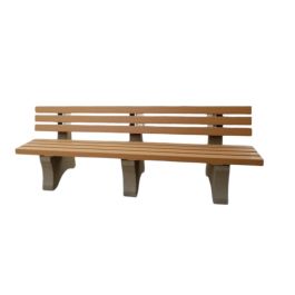 8ft Bench (Recycled Plastic Boards) - Cedar Color Boards
