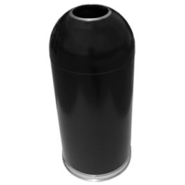 15-Gal. Bullet Top Solid Steel Receptacle