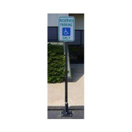 FlexPost - Impact Resistant Flexible Sign Post System Powder Coated - *TEMP DISABLED DUE TO VENDOR COMMUNICATION