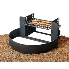 285 Sq. Fire Ring with Adjustable Grate