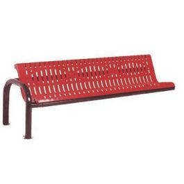 6-Ft. Contour Add-On Bench with Back
