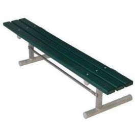 Recycled Plastic Park Bench without Back