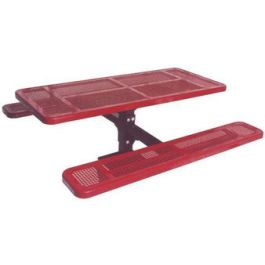 6-Ft. Single Pedestal Surface Mount Picnic Table