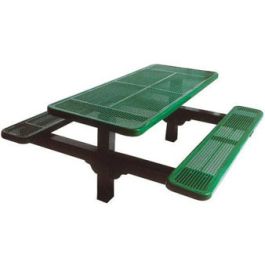 8-Ft. Dual ADA Pedestal Inground Table