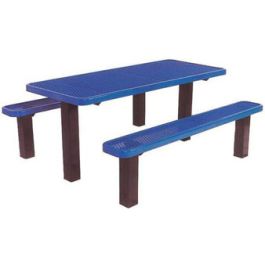 8-Ft. Multi Pedestal Inground Picnic Table