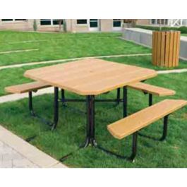 48 Square Recycled Plastic Picnic Table
