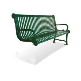 4' Charleston ADD ON Bench With Back