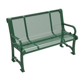 4' Charleston Bench With Back