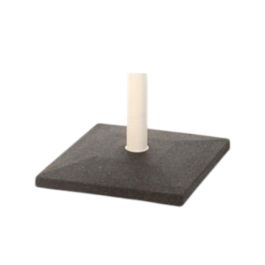 20lb Portable Recycled Rubber Square Sign Base