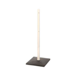 20lb Portable Sign Stand - Recycled Rubber Square Sign Base with PVC Post
