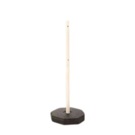 30lb Portable Sign Stand Recycled Rubber Octagonal Sign Base w PVC Post