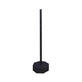 60lb Portable Sign Stand Recycled Rubber Round/Octag. Base w Steel Post