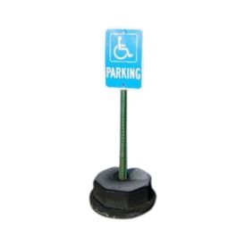 90lb Portable Sign Stand - Recycled Rubber Round/Octagonal Base