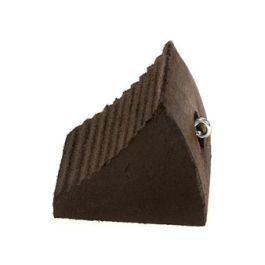 Recycled Rubber Contoured Wheel Chock