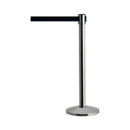 Set of 2 Polished Stainless Steel Stanchion 7'6 Belt