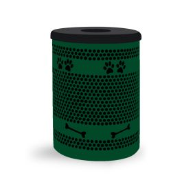 Paw & Bone Trash Receptacle