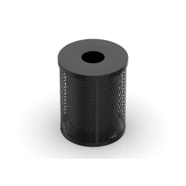 Everest Series Trash Receptacle with Flat Top Lid