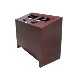 BearSaver BE Series Dual Bear Proof Trash Receptacle - 140 Gallon