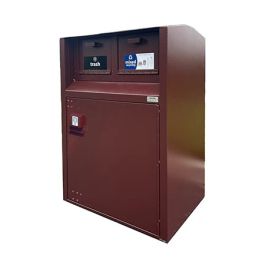 BearSaver CE Series Dual Rodent Proof and Animal Resistant Trash Receptacle - 80 Gallon