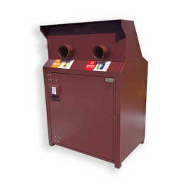 BearSaver CE Series Dual Bear Proof Recycling Receptacle - 80 Gallon