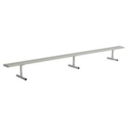 Aluminum Player's Bench with Galvanized Frame - Portable