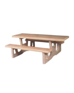 ADA Rectangular Concrete Picnic Table