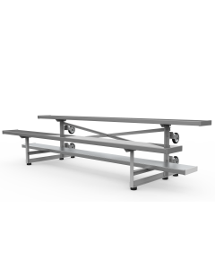 2 Row Tip And Roll Bleachers - Baseline Series