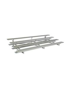 4 Row Tip and Roll Aluminum Bleacher - Shortstop Series