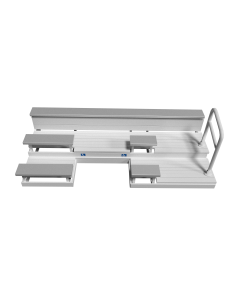 3 Row ADA Aluminum Bleacher