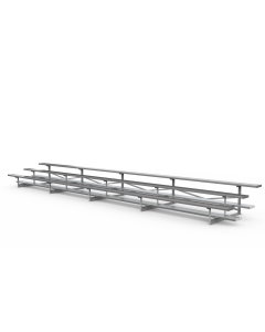 3 Row Aluminum Bleachers - Baseline Series