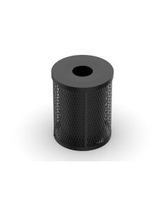 Everest Series Trash Receptacle with Flat Top Lid