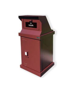 BearSaver HA Series Single Bear Proof Receptacle with Chute Top - 40 Gallon 